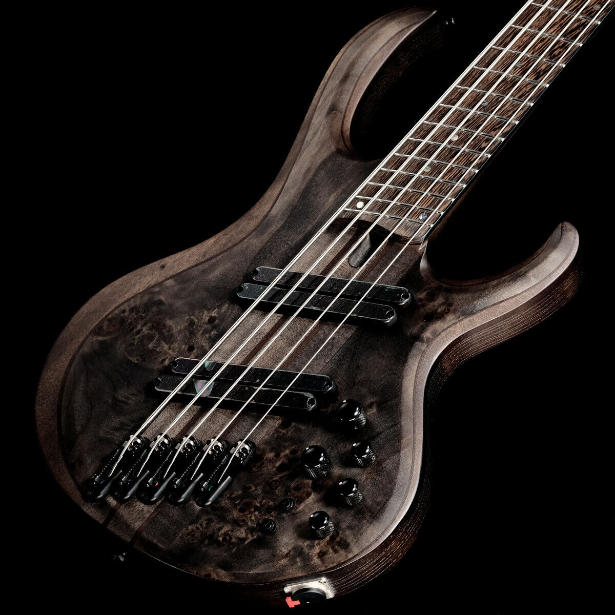 Đàn Guitar Bass 5-dây Ibanez BTB Workshop BTB805MS w/Case, Transparent Gray Flat-Mai Nguyên Music