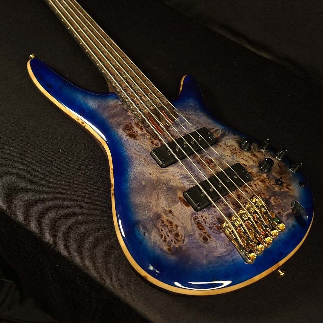 Đàn Guitar Bass 5-dây Ibanez SR Premium SR2605 w/Bag, Cerulean Blue Burst-Mai Nguyên Music