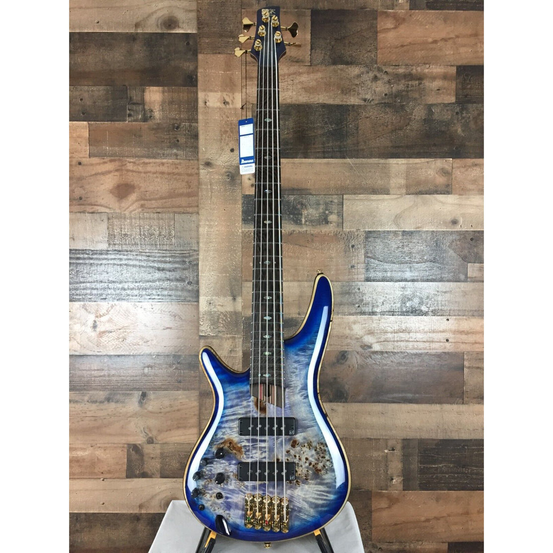 Đàn Guitar Bass 5-dây Ibanez SR Premium SR2605 w/Bag, Cerulean Blue Burst-Mai Nguyên Music