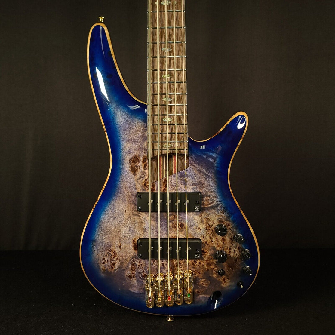 Đàn Guitar Bass 5-dây Ibanez SR Premium SR2605 w/Bag, Cerulean Blue Burst-Mai Nguyên Music
