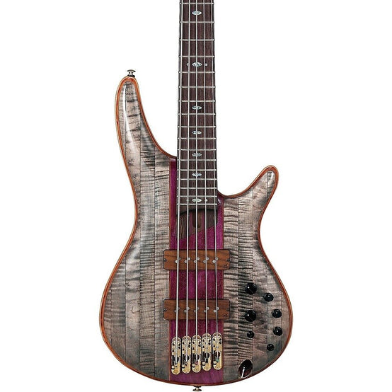 Đàn Guitar Bass 5-dây Ibanez SR Premium SR5CMDX w/Bag, Black Ice Low Gloss-Mai Nguyên Music
