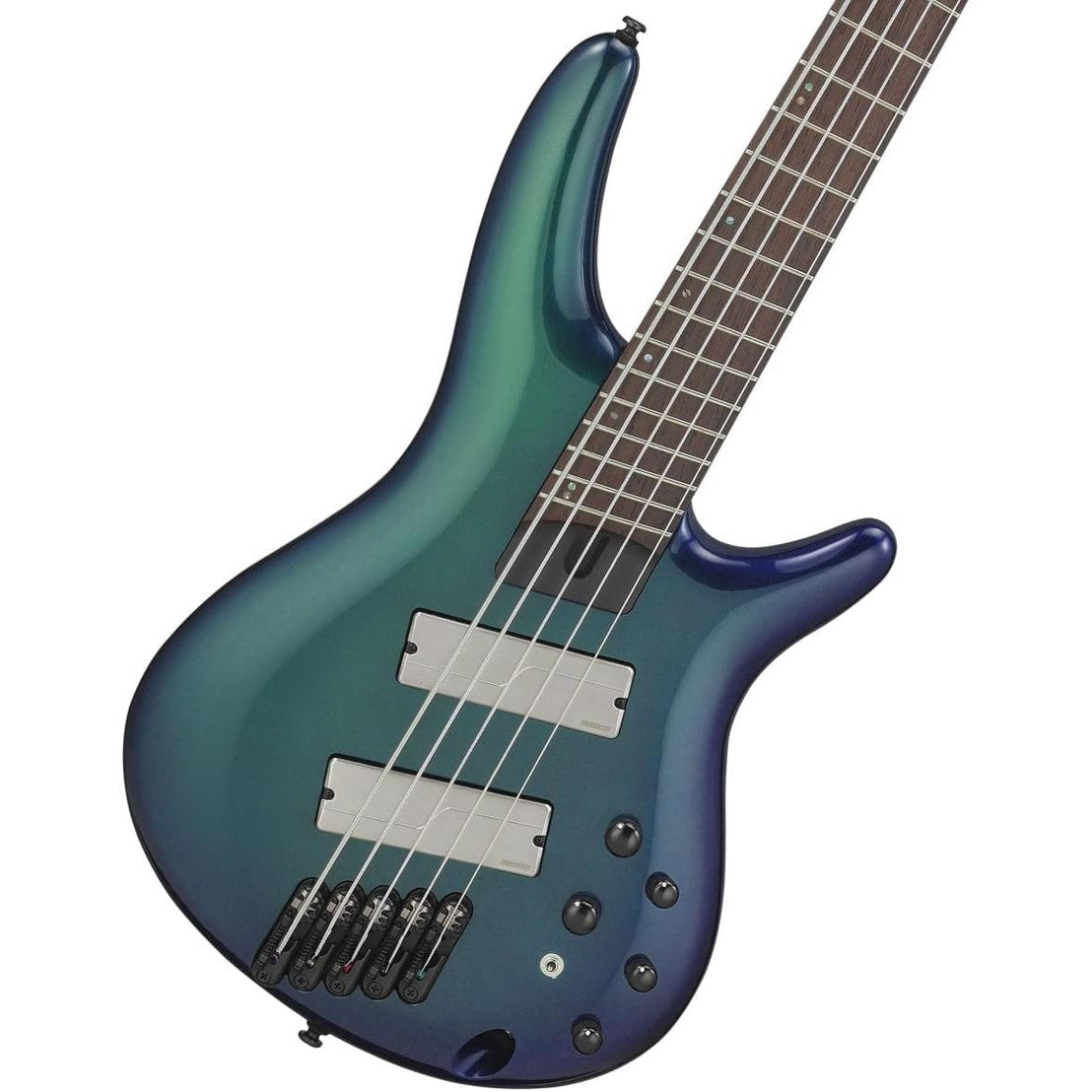 Đàn Guitar Bass 5-dây Ibanez SRMS725 Workshop, Blue Chameleon-Mai Nguyên Music