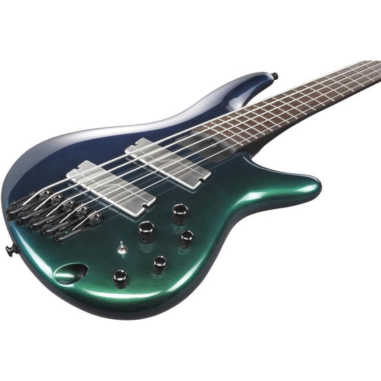 Đàn Guitar Bass 5-dây Ibanez SRMS725 Workshop, Blue Chameleon-Mai Nguyên Music