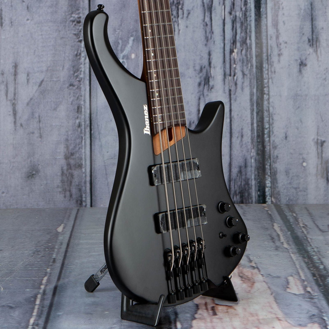 Đàn Guitar Bass 5-dây Ibanez Workshop EHB1005 w/Bag, Black Flat-Mai Nguyên Music