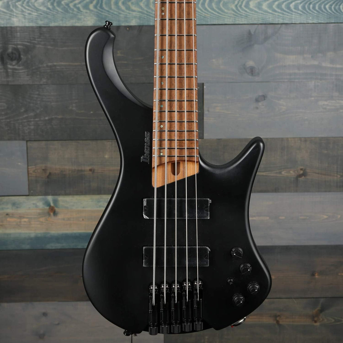 Đàn Guitar Bass 5-dây Ibanez Workshop EHB1005 w/Bag, Black Flat-Mai Nguyên Music