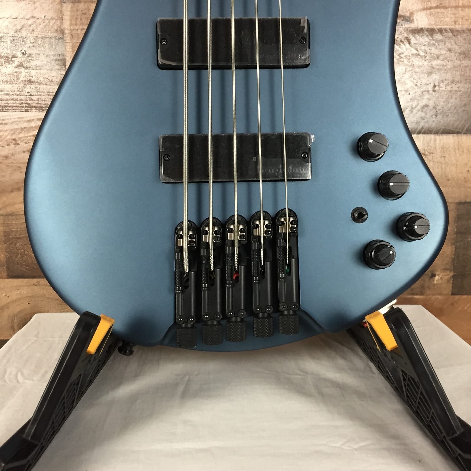 Đàn Guitar Bass 5-dây Ibanez Workshop EHB1005F w/Bag, Arctic Ocean Matte-Mai Nguyên Music