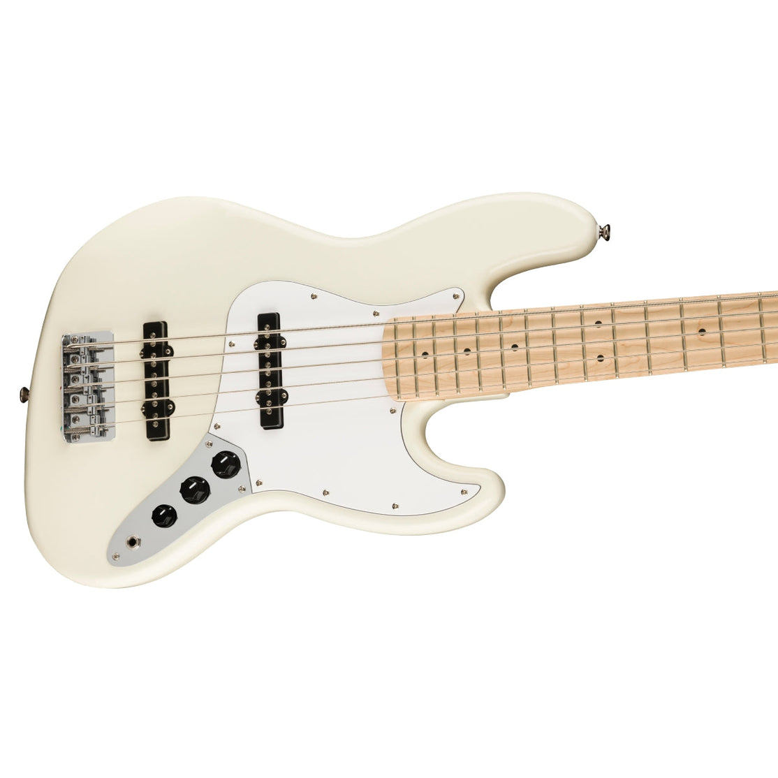 Đàn Guitar Bass 5-dây Squier Affinity Series Jazz Bass V, Maple FB, Olympic White-Mai Nguyên Music