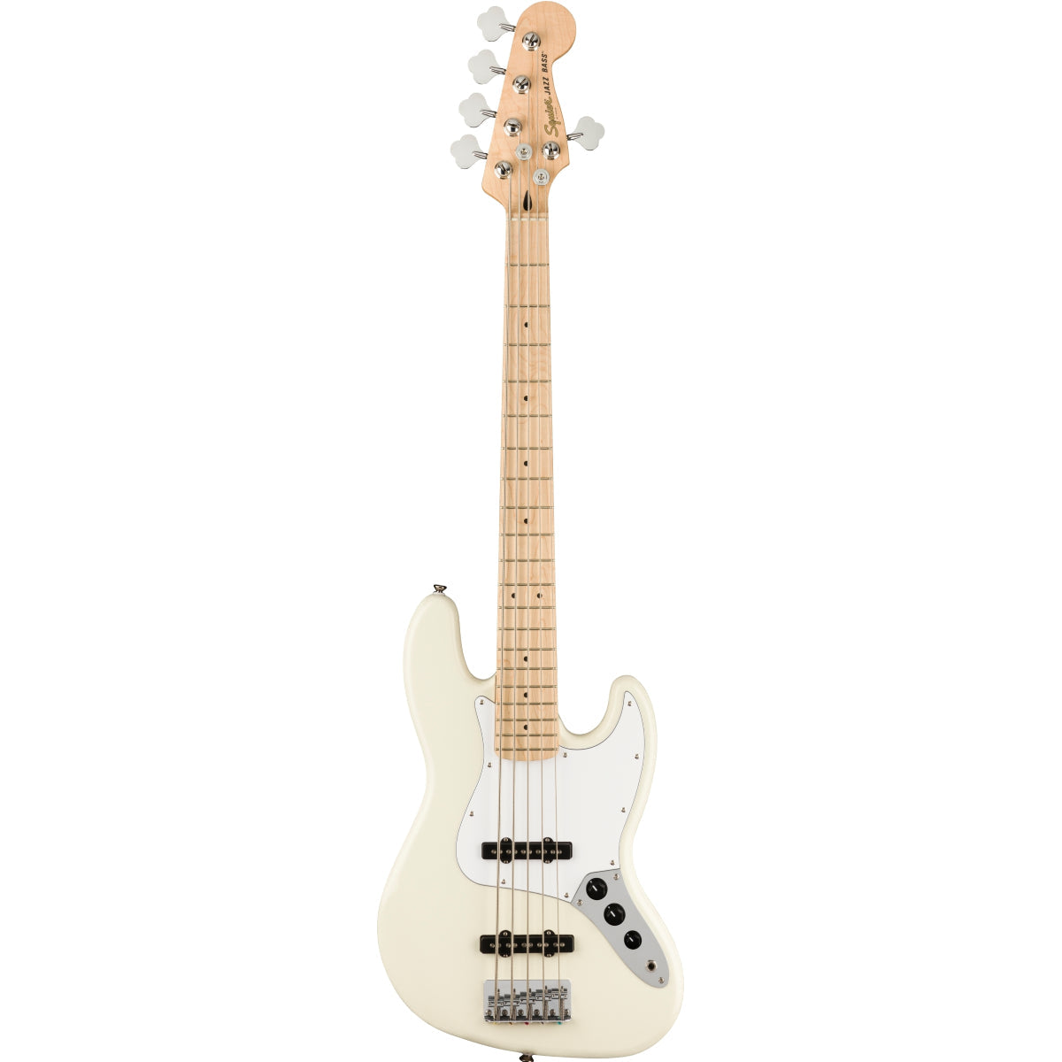 Đàn Guitar Bass 5-dây Squier Affinity Series Jazz Bass V, Maple FB, Olympic White-Mai Nguyên Music