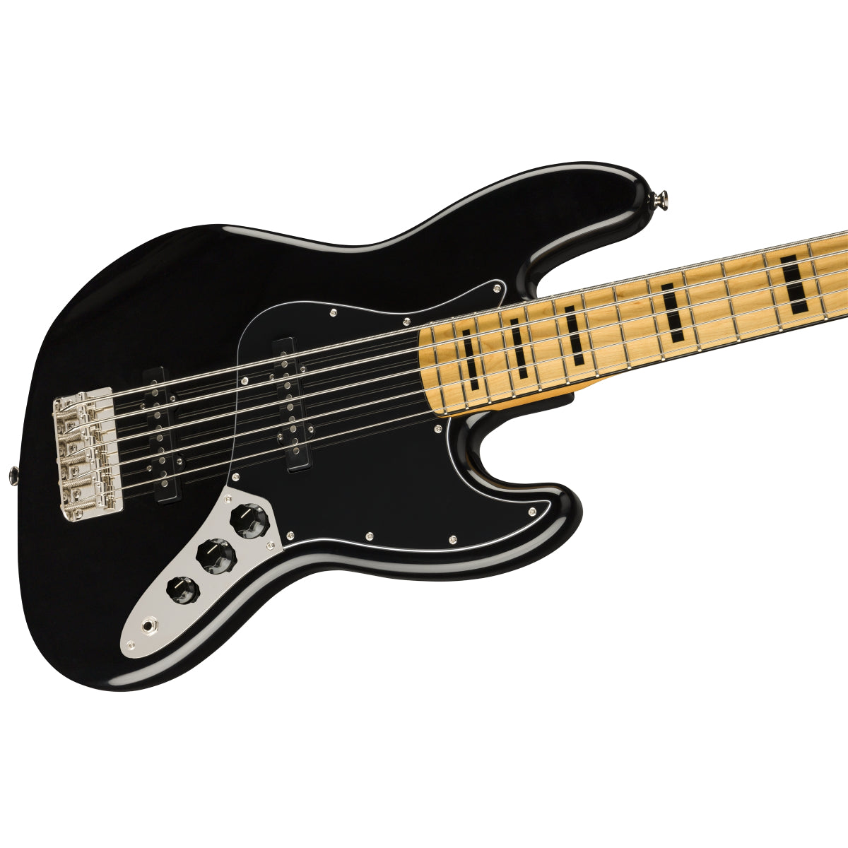 Đàn Guitar Bass 5-dây Squier Classic Vibe 70s Jazz Bass V, Maple FB, Black-Mai Nguyên Music