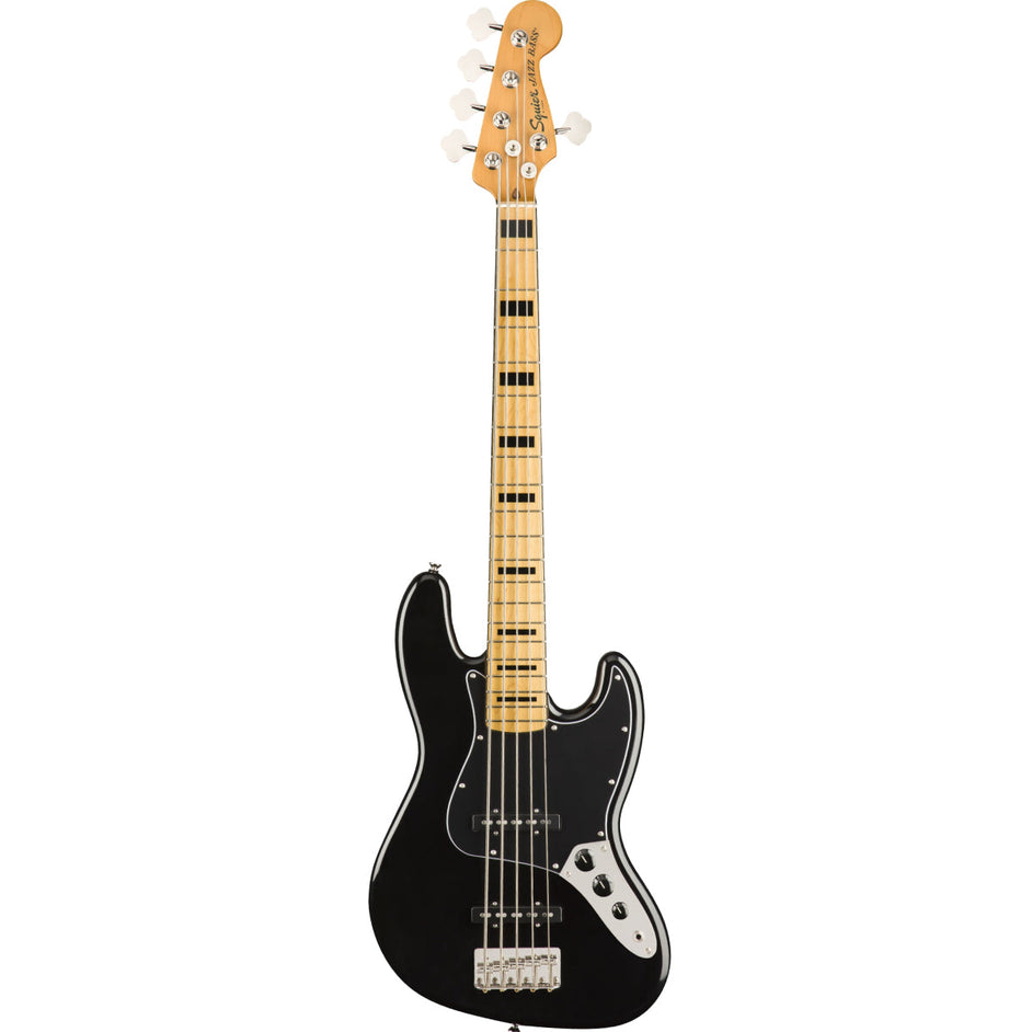 Đàn Guitar Bass 5-dây Squier Classic Vibe 70s Jazz Bass V, Maple FB, Black-Mai Nguyên Music