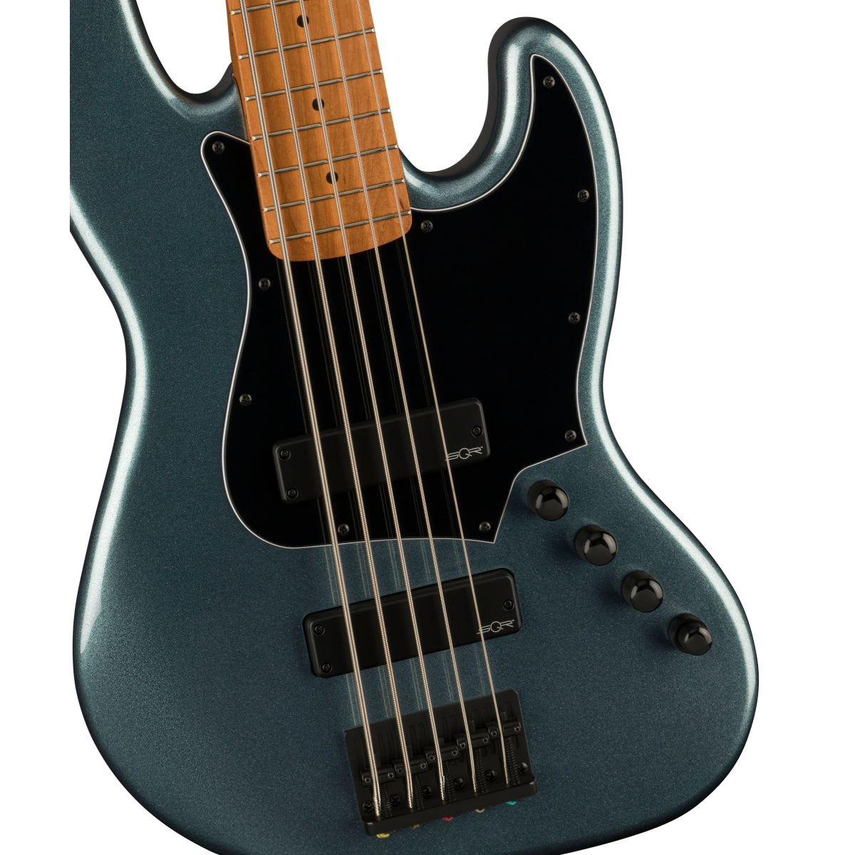 Đàn Guitar Bass 5-dây Squier Contemporary Active Jazz Bass HH V, Maple FB, Gunmetal Metallic-Mai Nguyên Music