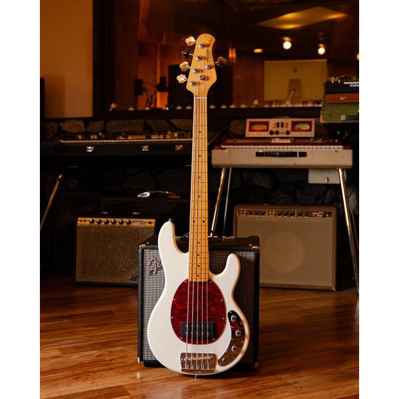 Đàn Guitar Bass 5-dây Sterling StingRay Classic Ray25CA, Olympic White-Mai Nguyên Music