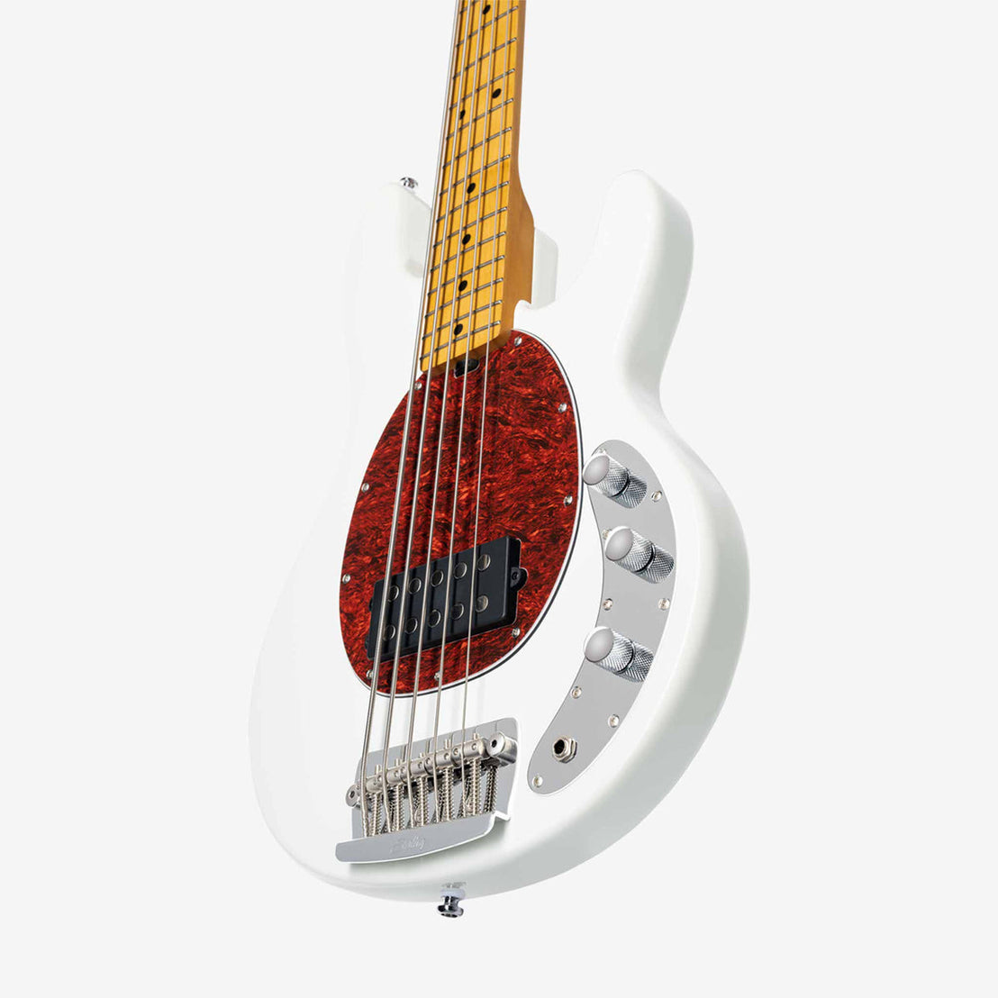Đàn Guitar Bass 5-dây Sterling StingRay Classic Ray25CA, Olympic White-Mai Nguyên Music