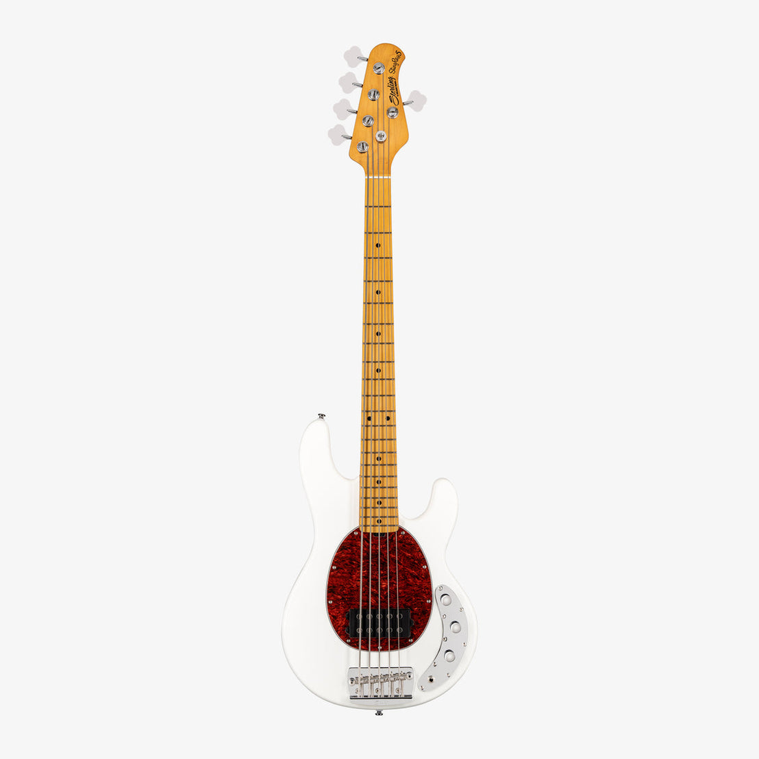 Đàn Guitar Bass 5-dây Sterling StingRay Classic Ray25CA, Olympic White-Mai Nguyên Music