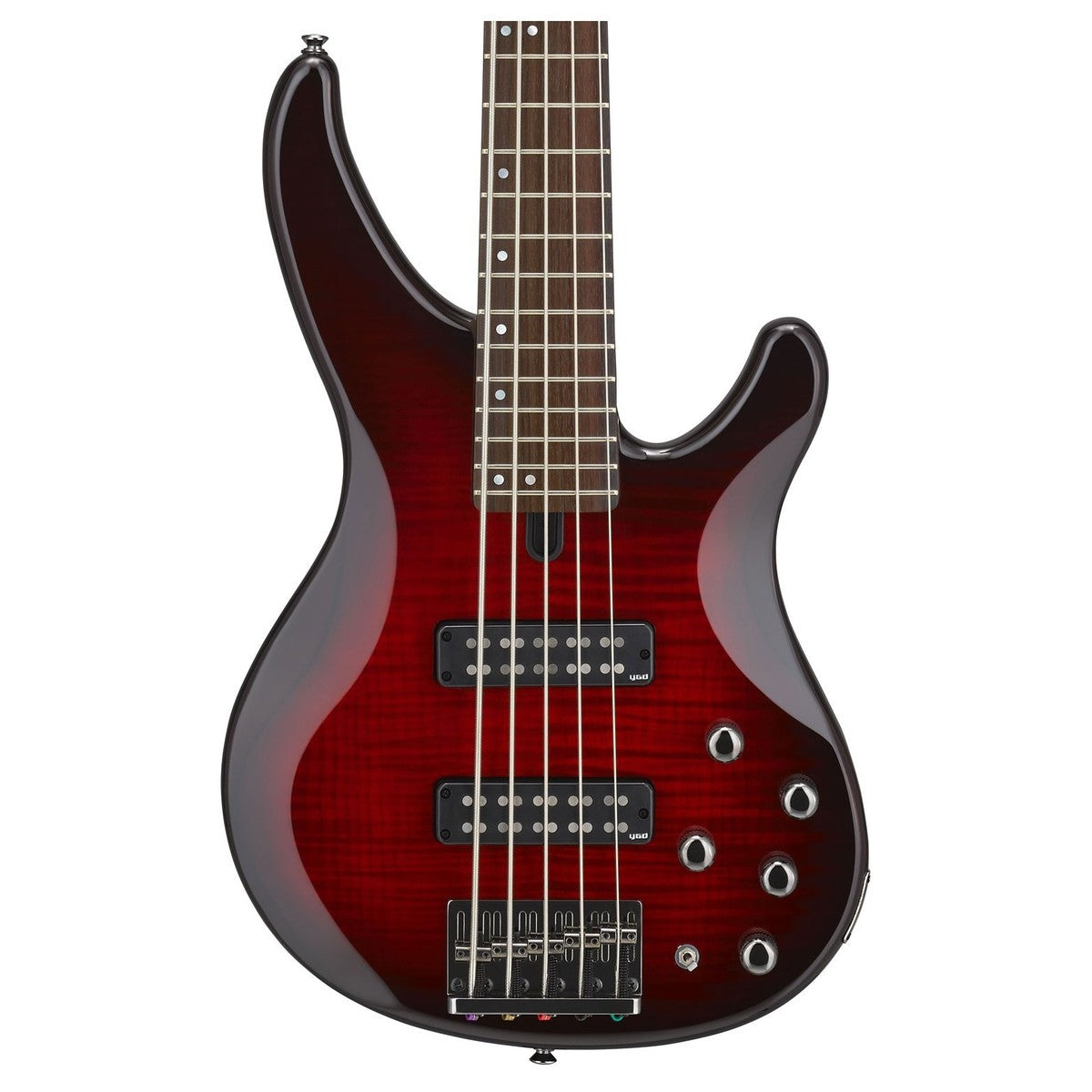 Đàn Guitar Bass 5-dây Yamaha TRBX605FM, Dark Red Burst-Mai Nguyên Music
