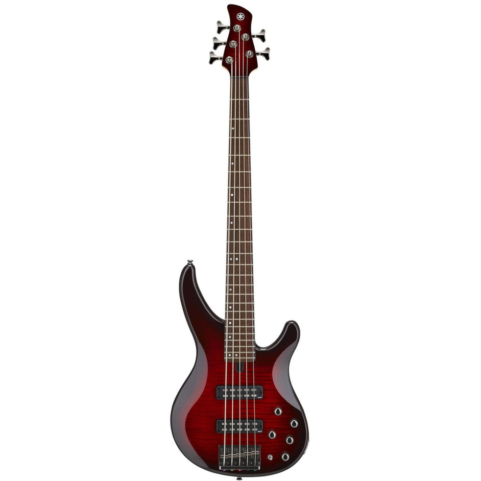 Đàn Guitar Bass 5-dây Yamaha TRBX605FM, Dark Red Burst-Mai Nguyên Music