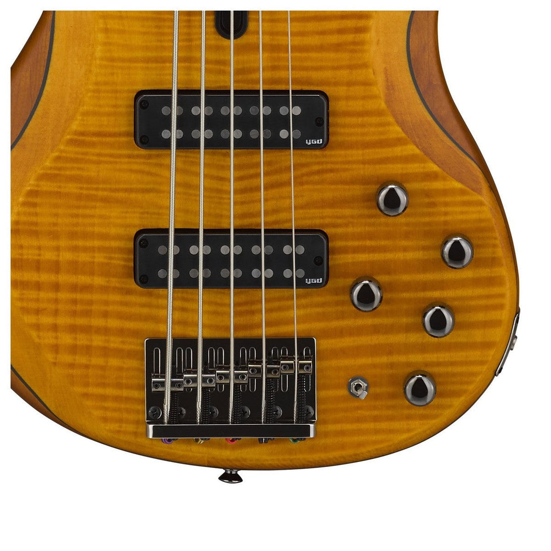 Đàn Guitar Bass 5-dây Yamaha TRBX605FM, Matte Amber-Mai Nguyên Music