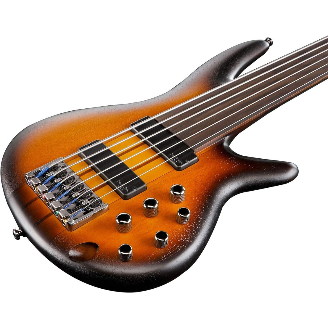 Đàn Guitar Bass 6-dây Ibanez Bass Workshop SRF706, Brown Burst Flat-Mai Nguyên Music