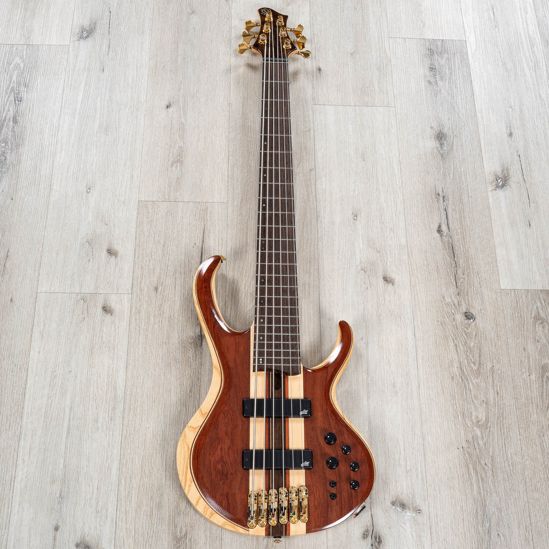 Đàn Guitar Bass 6-dây Ibanez BTB Premium BTB1836 w/Bag, Natural Shadow Low Gloss-Mai Nguyên Music