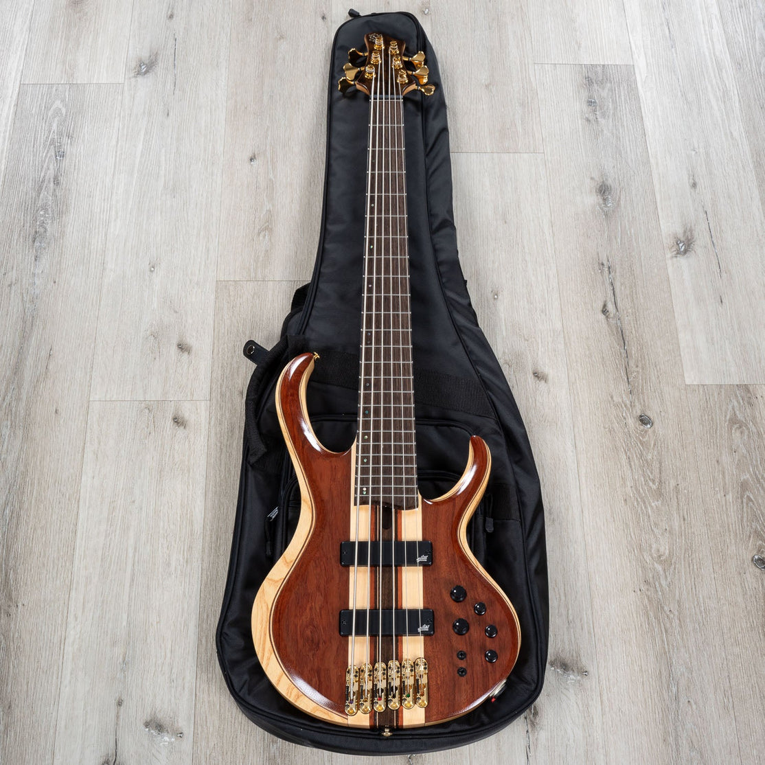 Đàn Guitar Bass 6-dây Ibanez BTB Premium BTB1836 w/Bag, Natural Shadow Low Gloss-Mai Nguyên Music