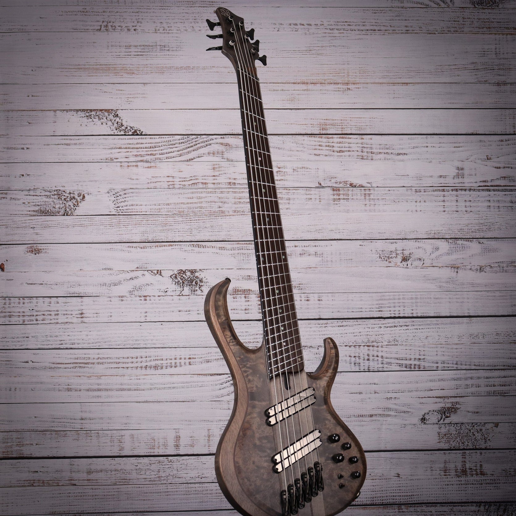 Đàn Guitar Bass 6-dây Ibanez BTB Workshop BTB806MS w/Case, Transparent Gray Flat-Mai Nguyên Music