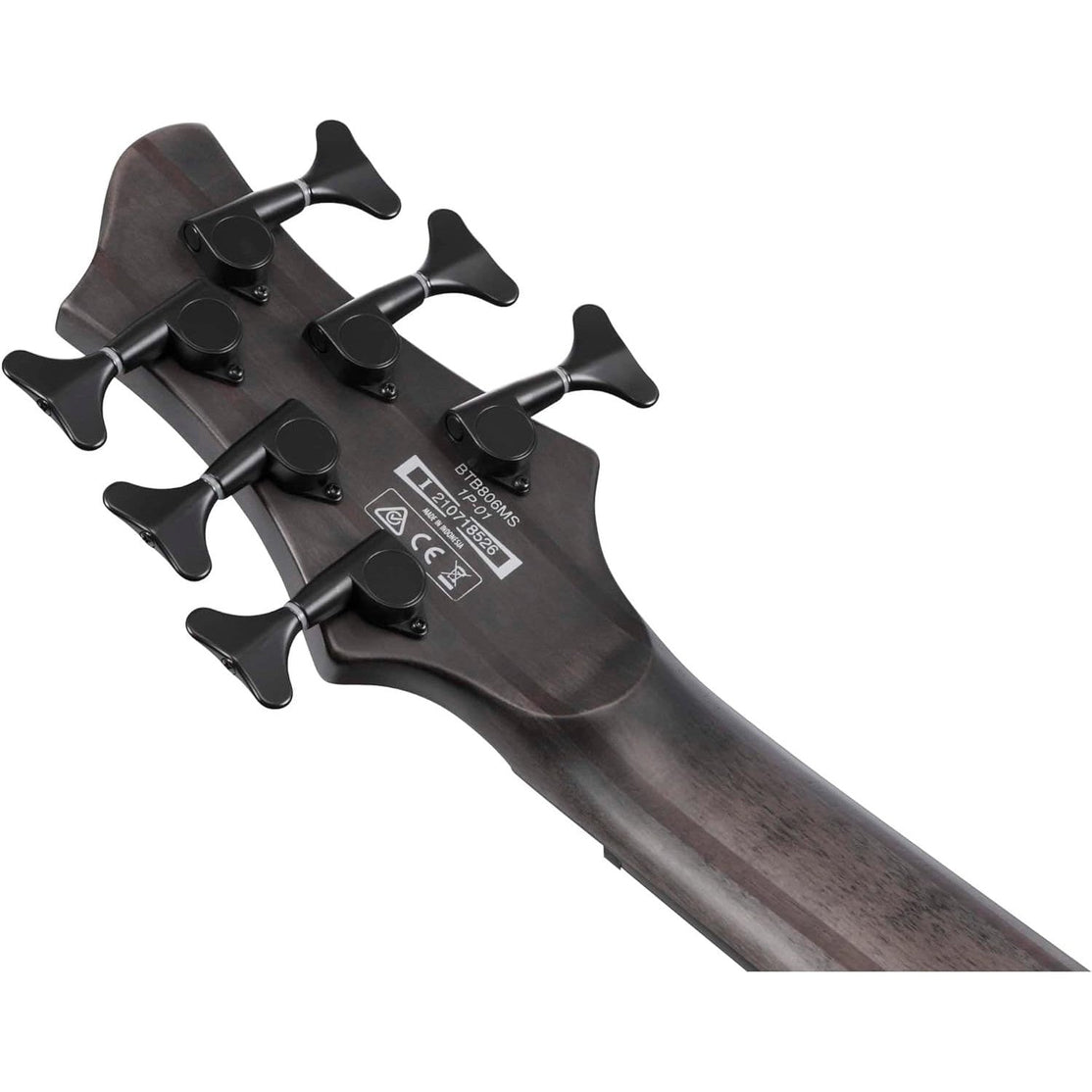 Đàn Guitar Bass 6-dây Ibanez BTB Workshop BTB806MS w/Case, Transparent Gray Flat-Mai Nguyên Music