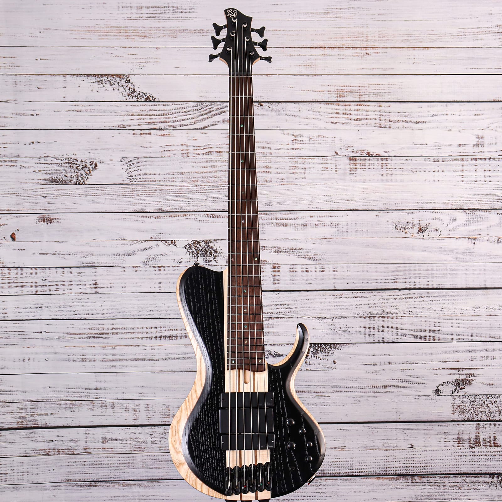 Đàn Guitar Bass 6-dây Ibanez BTB Workshop BTB866SC, Weathered Black Low Gloss-Mai Nguyên Music
