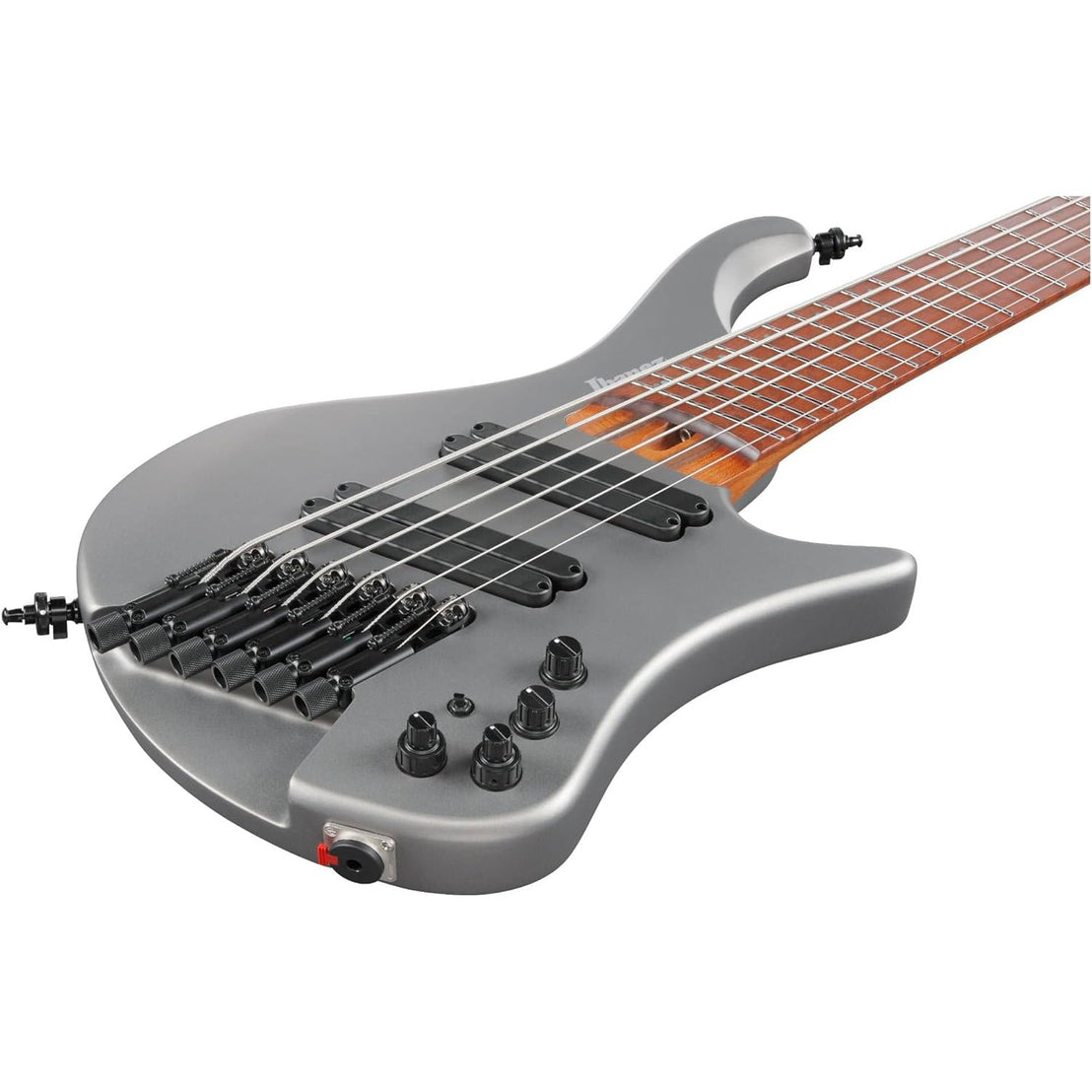 Đàn Guitar Bass 6-dây Ibanez Workshop EHB1006MS w/Bag, Metallic Gray Matte-Mai Nguyên Music