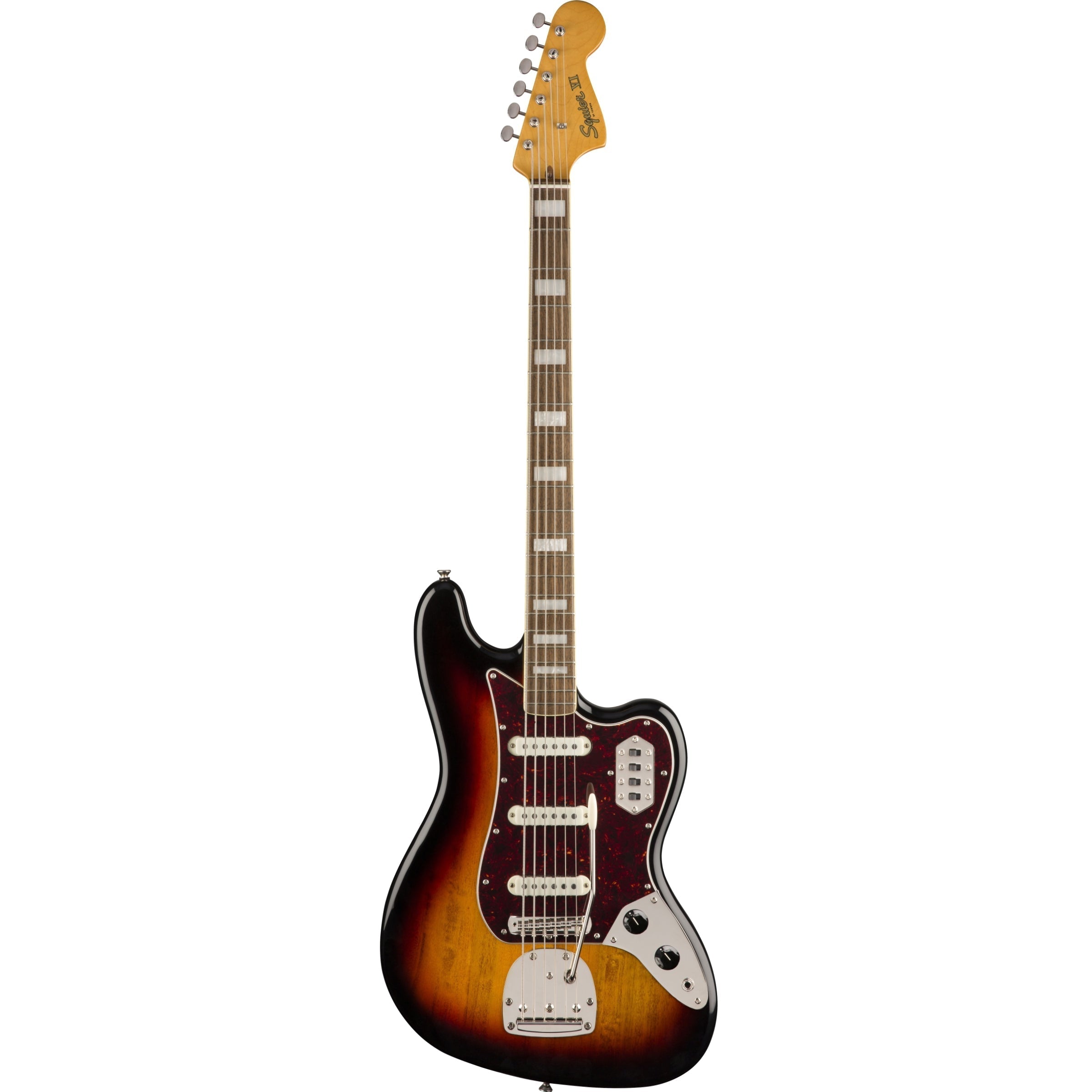Đàn Guitar Bass 6-dây Squier Classic Vibe Bass VI, LRL FB, 3-Color Sunburst-Mai Nguyên Music