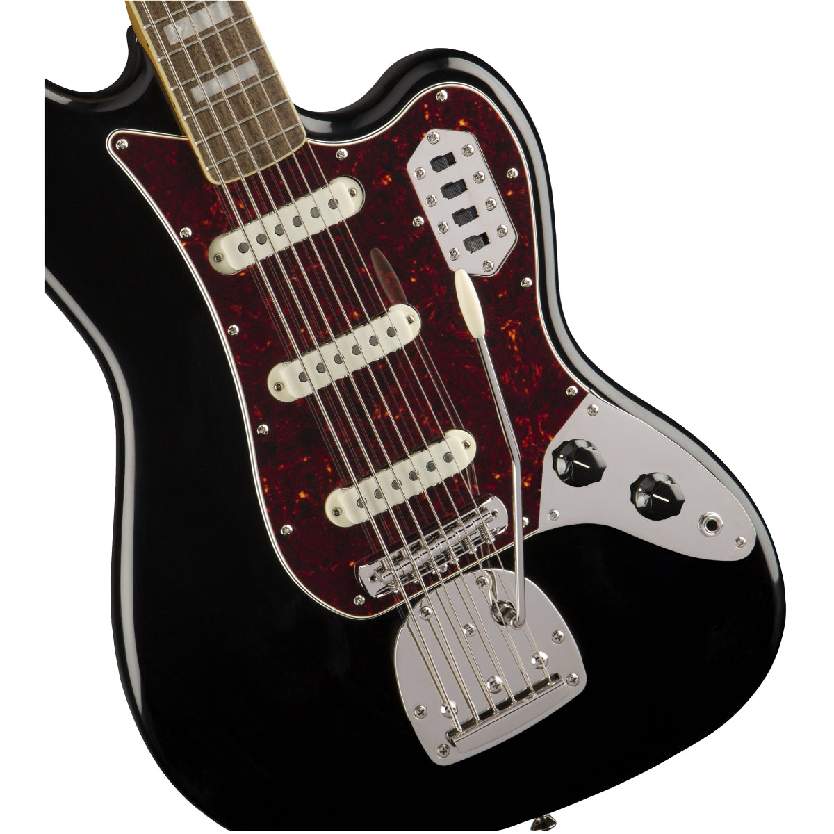 Đàn Guitar Bass 6-dây Squier Classic Vibe Bass VI, LRL FB, Black-Mai Nguyên Music