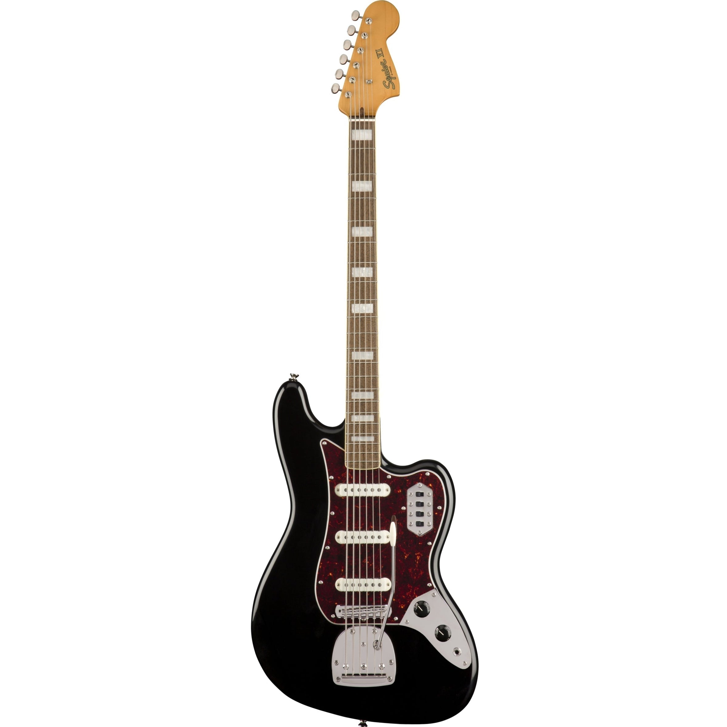 Đàn Guitar Bass 6-dây Squier Classic Vibe Bass VI, LRL FB, Black-Mai Nguyên Music