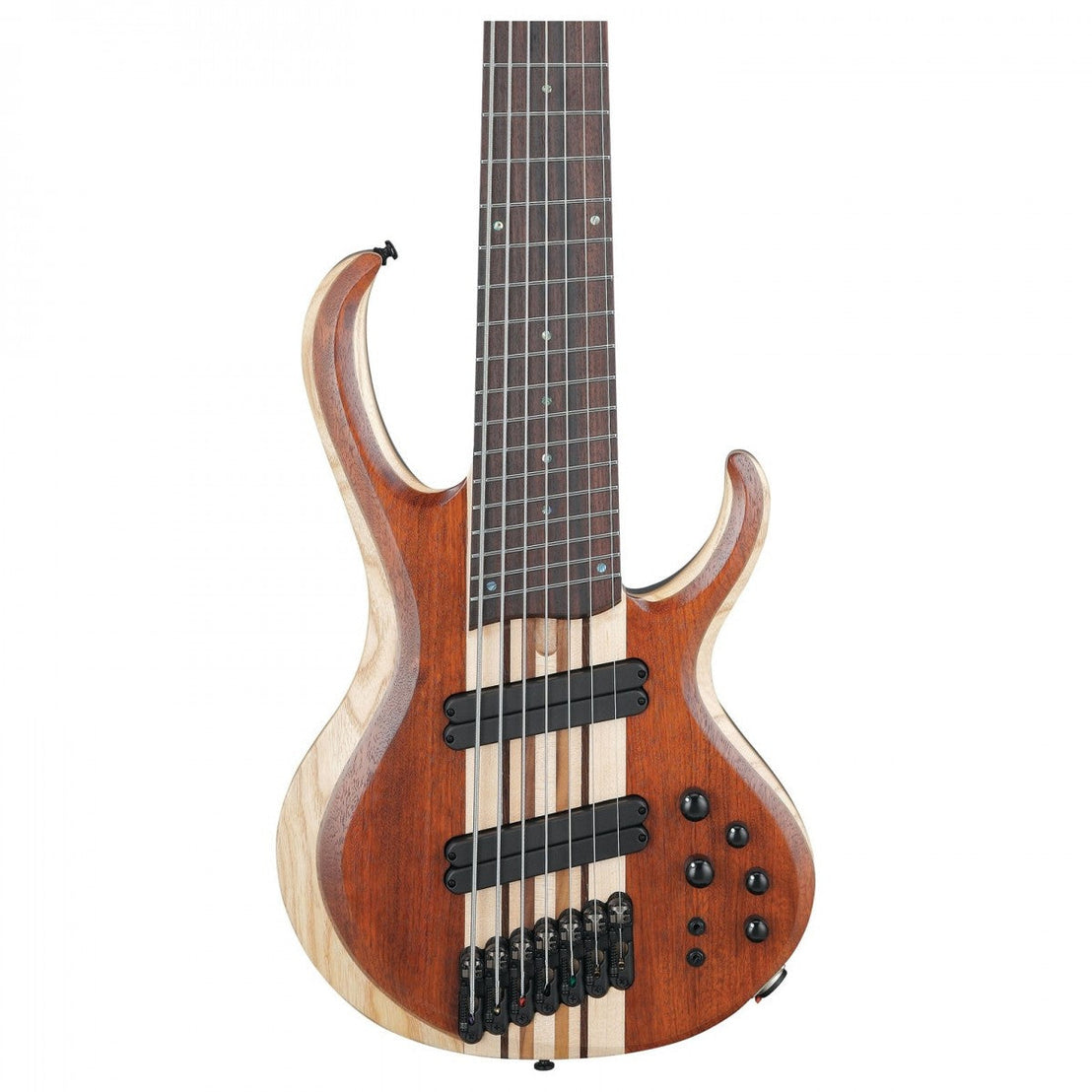 Đàn Guitar Bass 7-dây Ibanez BTB7MS Workshop, Natural Mocha Low Gloss-Mai Nguyên Music