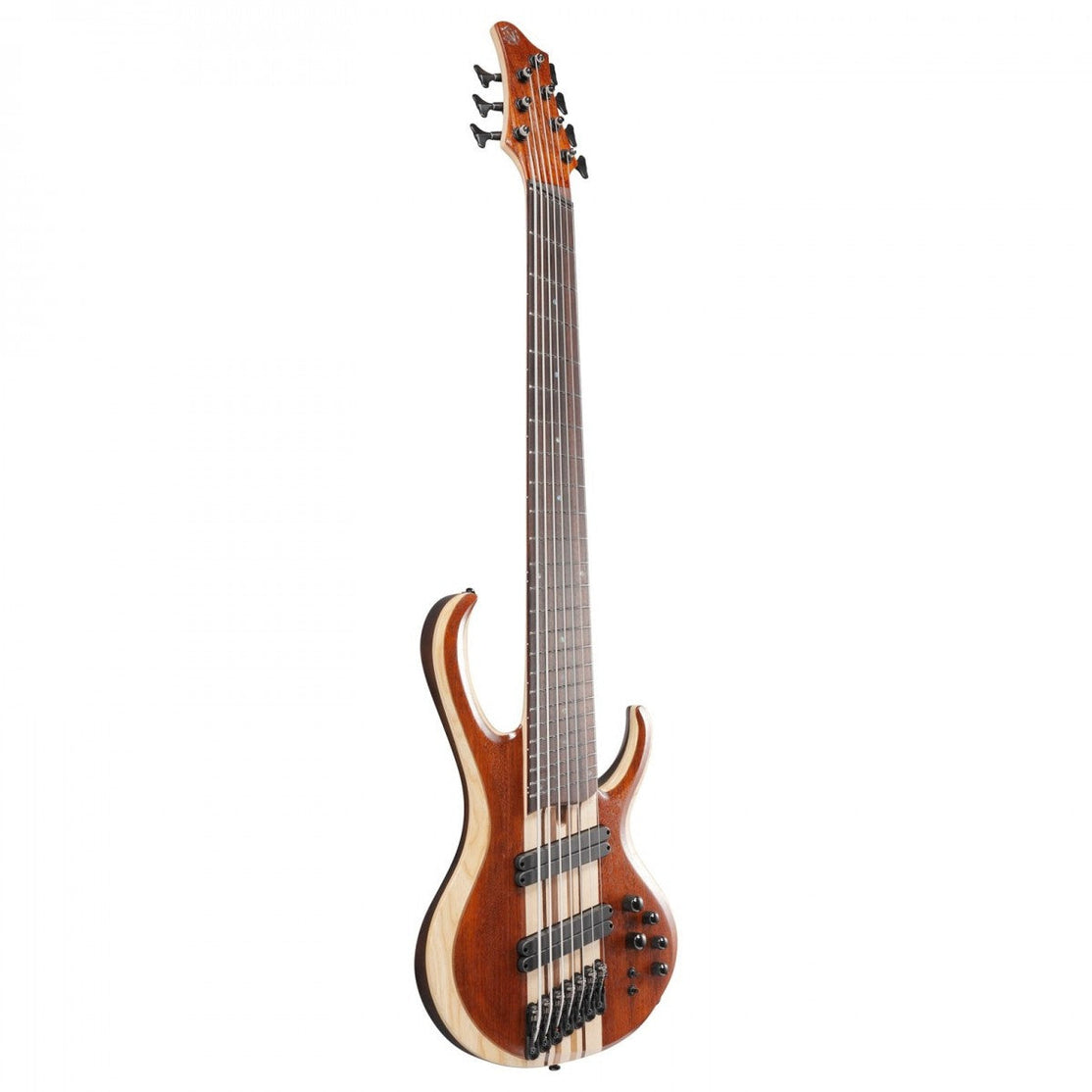 Đàn Guitar Bass 7-dây Ibanez BTB7MS Workshop, Natural Mocha Low Gloss-Mai Nguyên Music