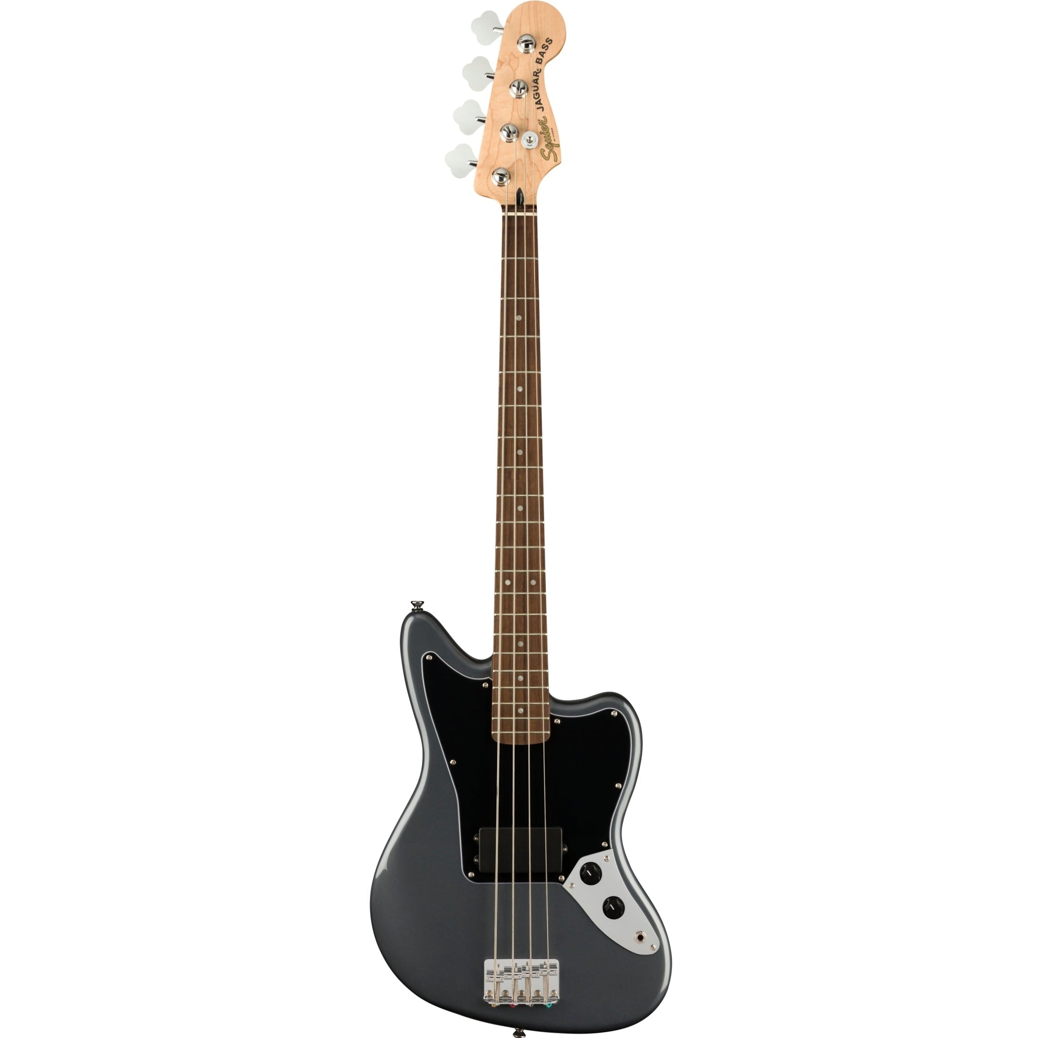 Đàn Guitar Bass Squier Affinity Series Jaguar Bass H, LRL FB, Charcoal Frost Metallic-Mai Nguyên Music