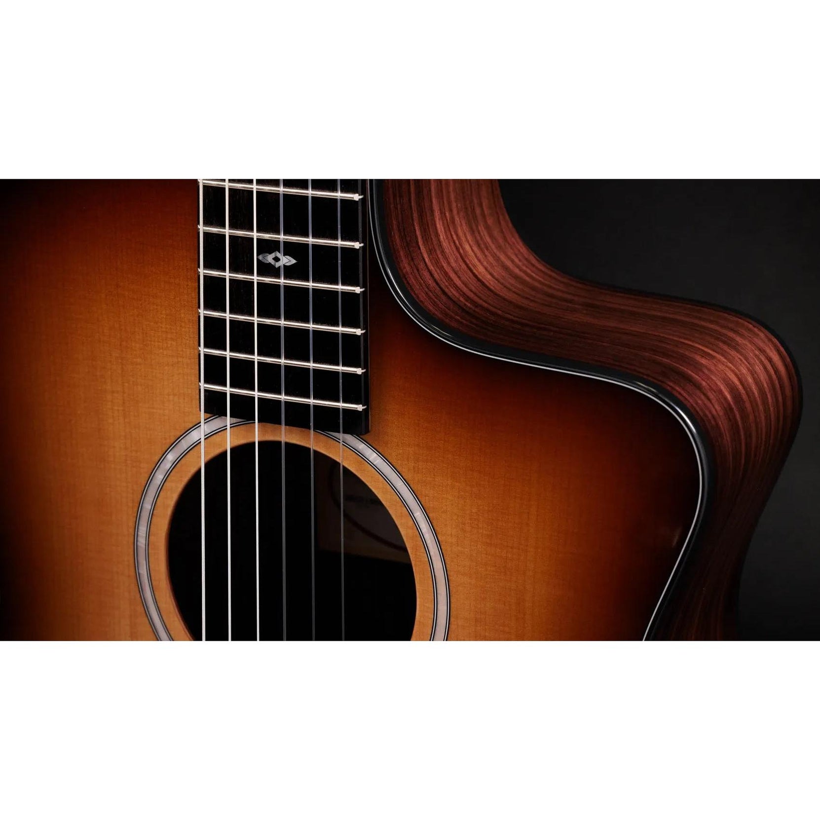 Đàn Guitar Classic Taylor Sunset Blvd 214ce-N Plus - Sunset Edgeburst-Mai Nguyên Music