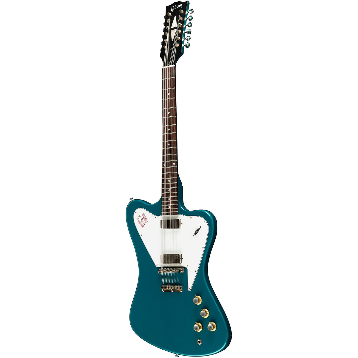 Đàn Guitar Điện 12-dây Gibson Historic Collection Custom 1965 Non-Reverse Firebird V 12-string Reissue - Aqua Mist VOS-Mai Nguyên Music