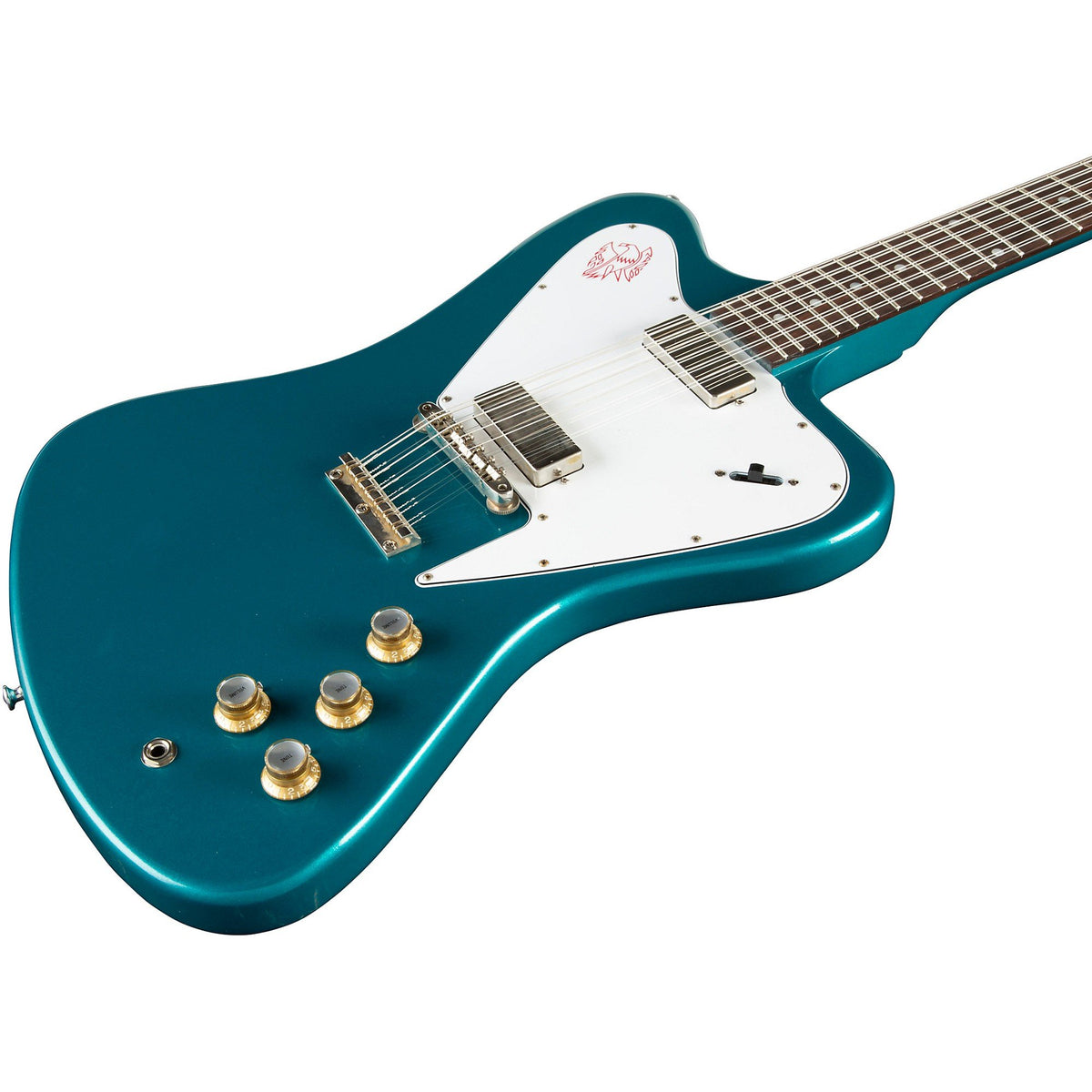 Đàn Guitar Điện 12-dây Gibson Historic Collection Custom 1965 Non-Reverse Firebird V 12-string Reissue - Aqua Mist VOS-Mai Nguyên Music