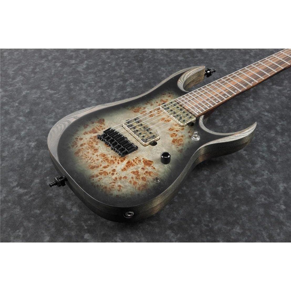 Đàn Guitar Điện 7-dây Ibanez Axion Label RGD71ALPA - Charcoal Burst Black Flat-Mai Nguyên Music
