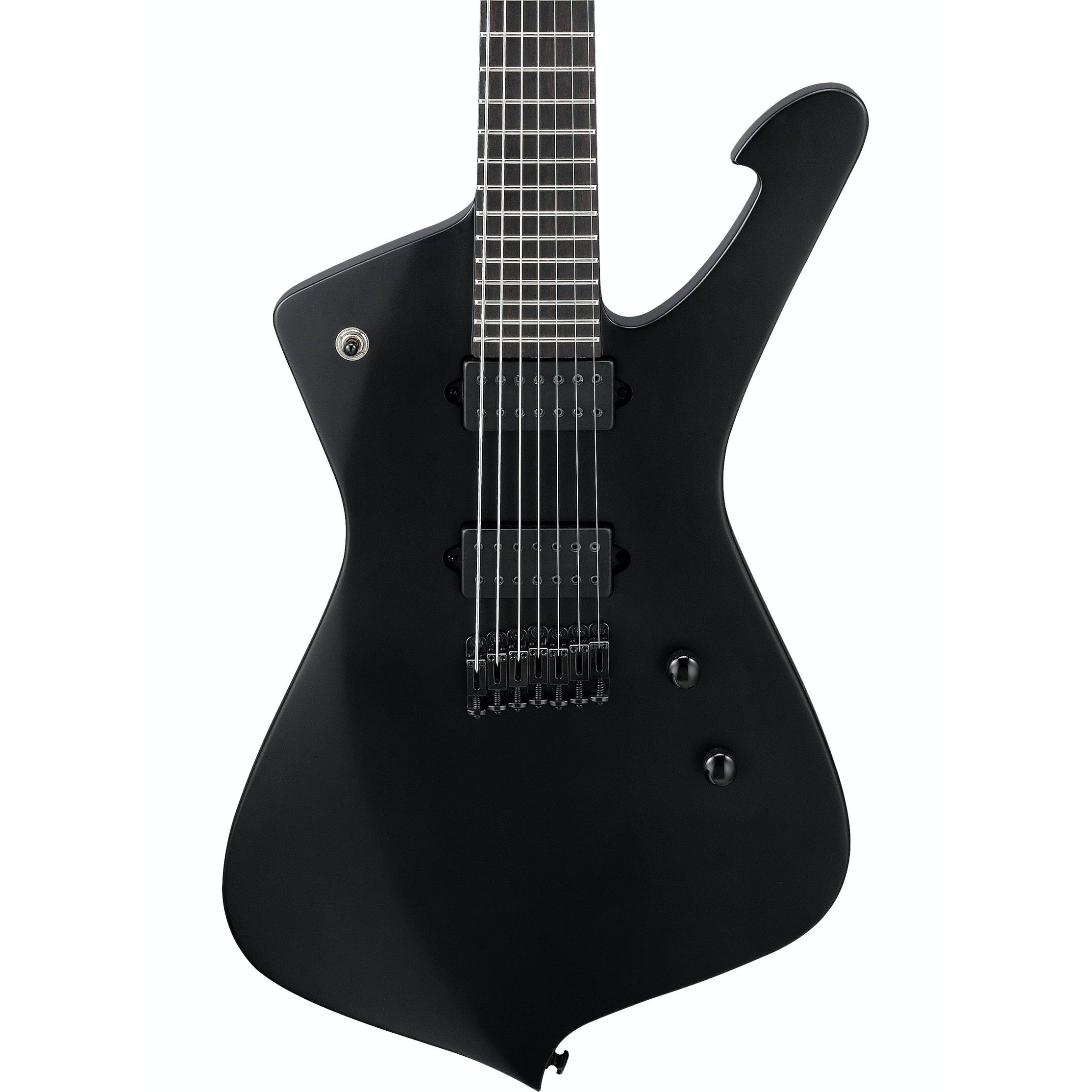 Đàn Guitar Điện 7-dây Ibanez Iceman IronLabel ICTB721 w/Bag, Black Flat-Mai Nguyên Music