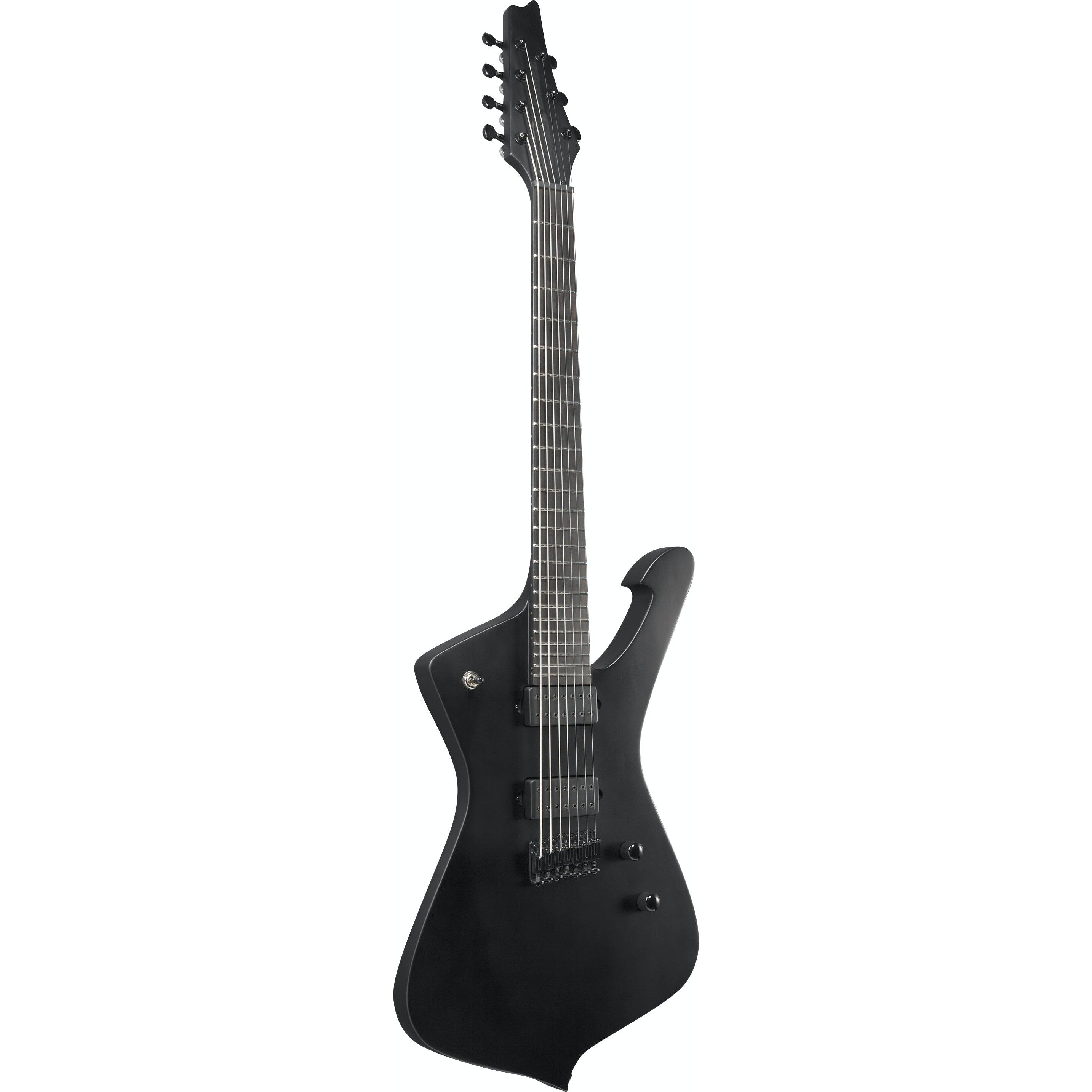 Đàn Guitar Điện 7-dây Ibanez Iceman IronLabel ICTB721 w/Bag, Black Flat-Mai Nguyên Music