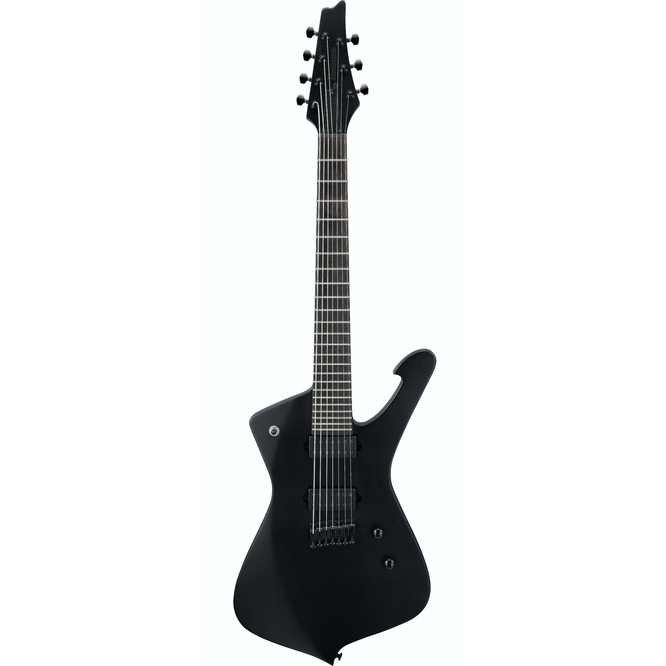 Đàn Guitar Điện 7-dây Ibanez Iceman IronLabel ICTB721 w/Bag, Black Flat-Mai Nguyên Music