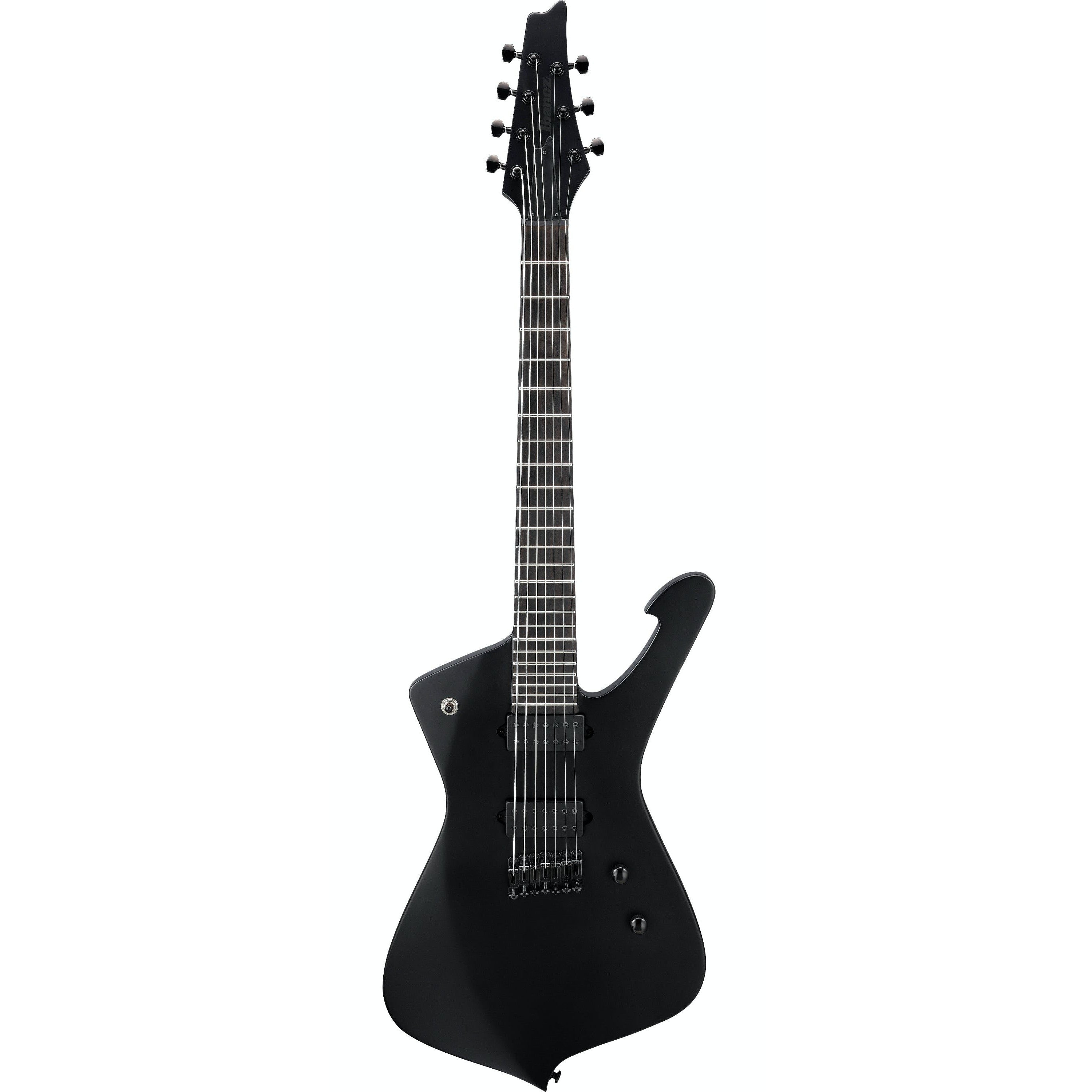Đàn Guitar Điện 7-dây Ibanez Iceman IronLabel ICTB721 w/Bag, Black Flat-Mai Nguyên Music