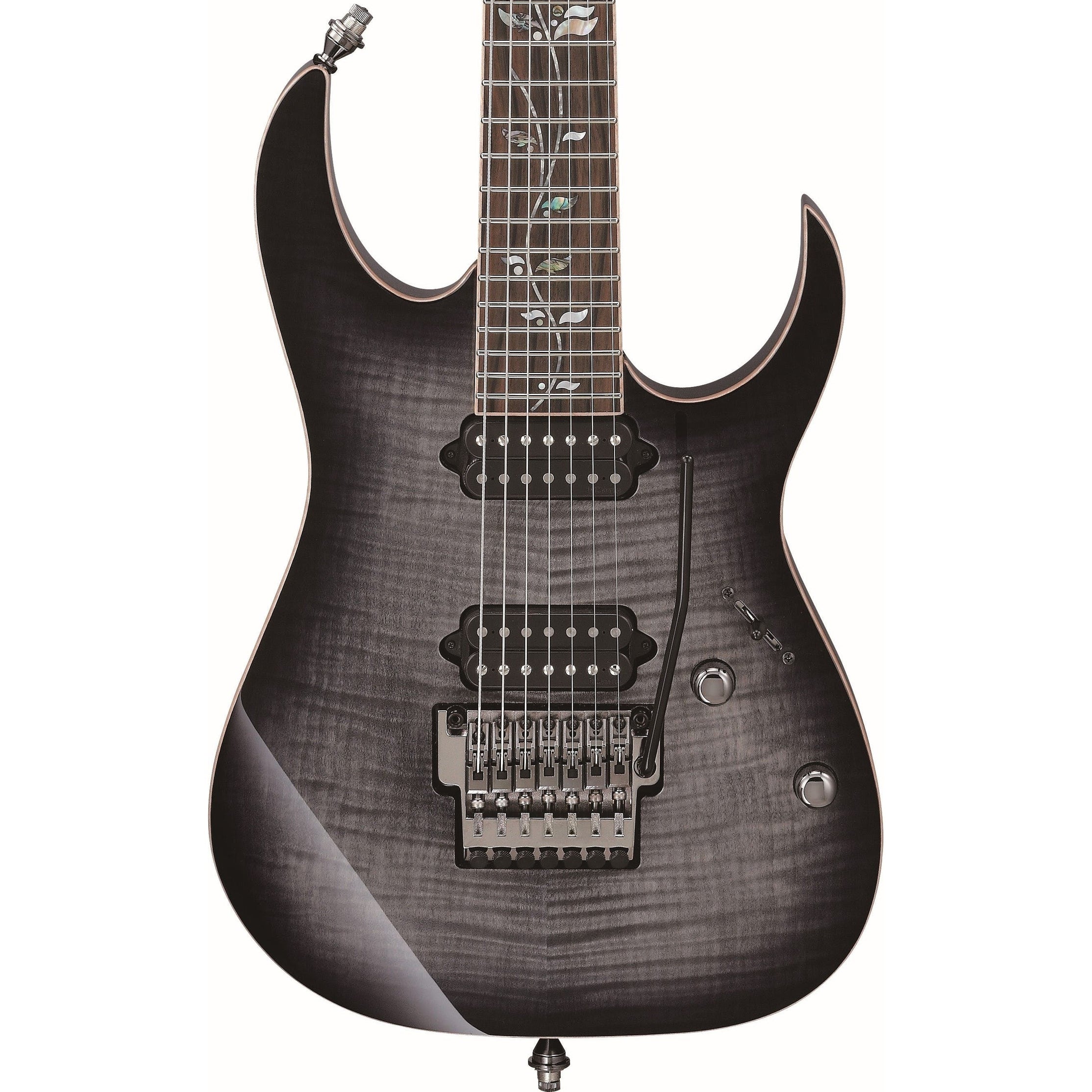 Đàn Guitar Điện 7-dây Ibanez J Custom RG8527 w/Case, Black Rutile-Mai Nguyên Music