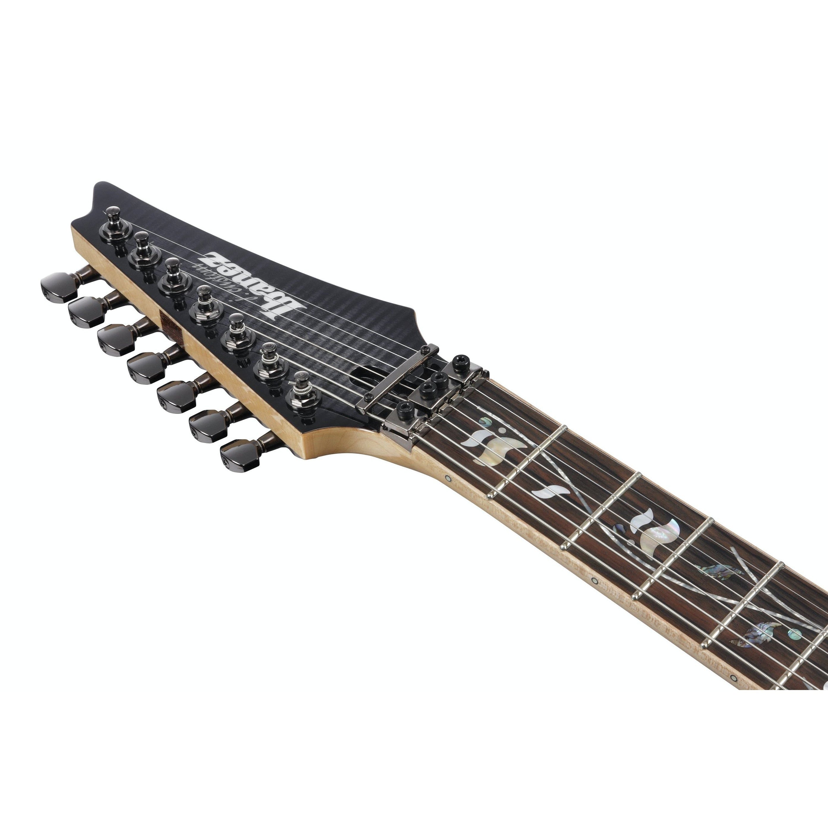 Đàn Guitar Điện 7-dây Ibanez J Custom RG8527 w/Case, Black Rutile-Mai Nguyên Music