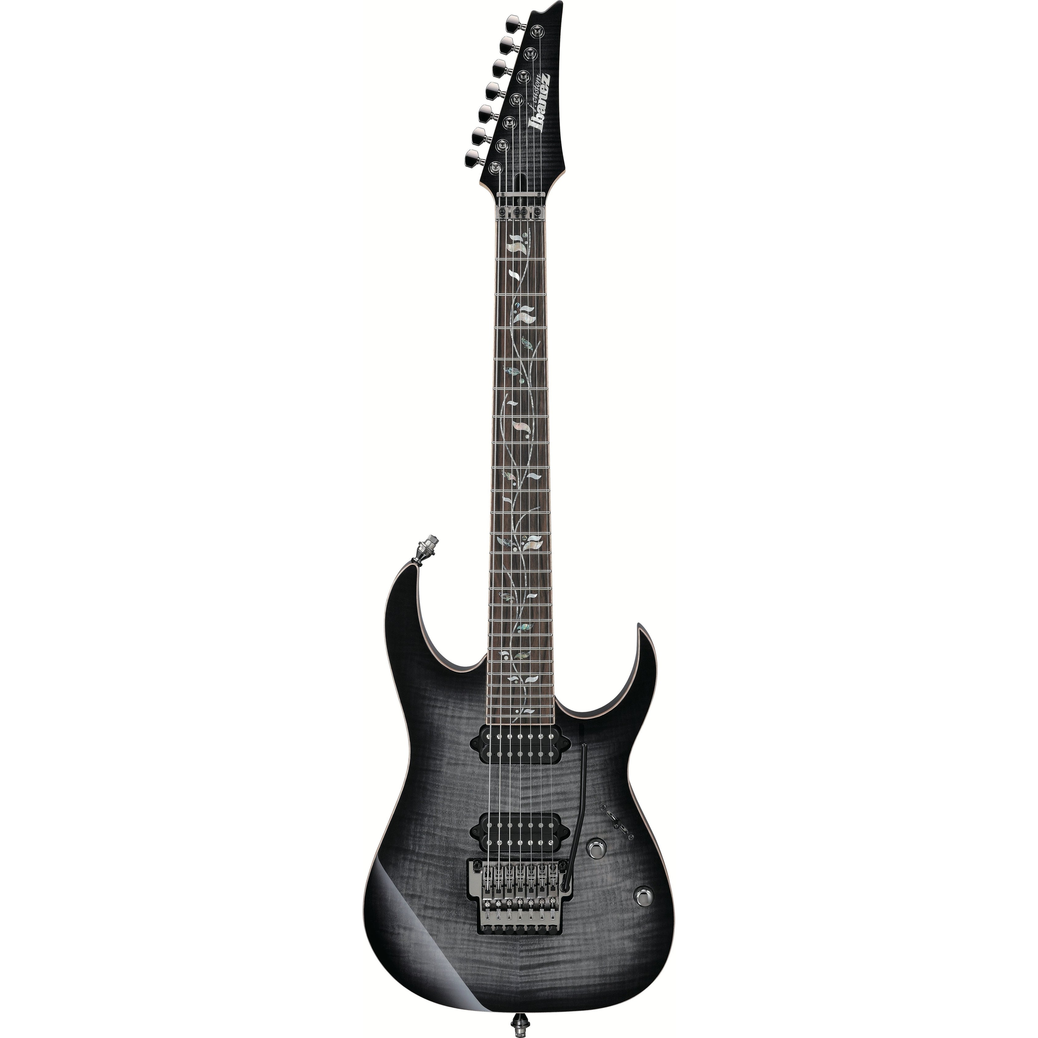 Đàn Guitar Điện 7-dây Ibanez J Custom RG8527 w/Case, Black Rutile-Mai Nguyên Music