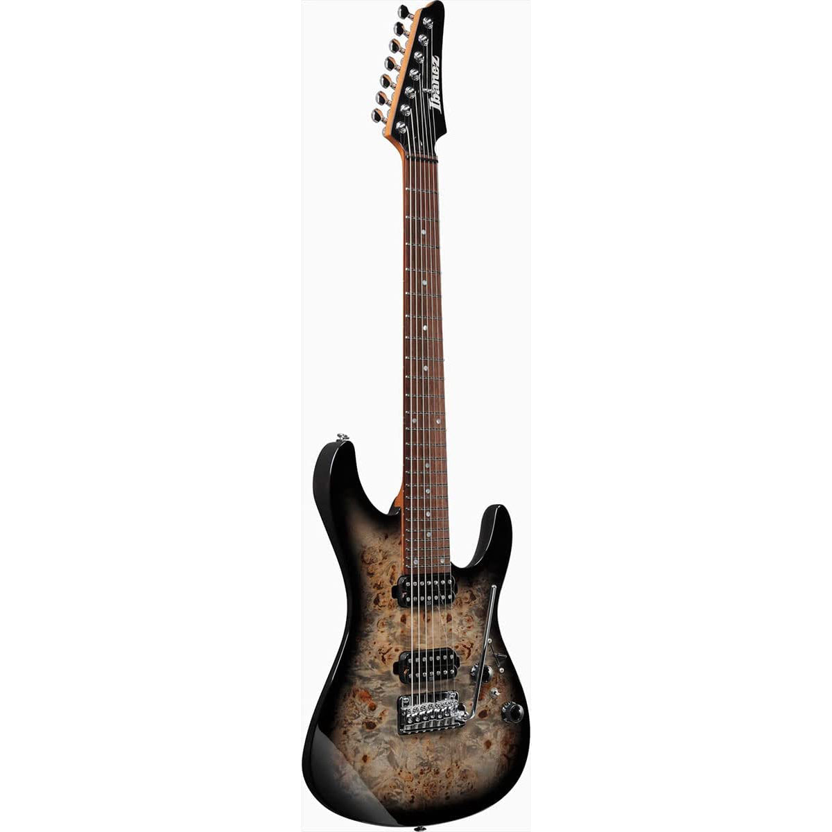 Đàn Guitar Điện 7-dây Ibanez Premium AZ427P1PB - Charcoal Black Burst-Mai Nguyên Music