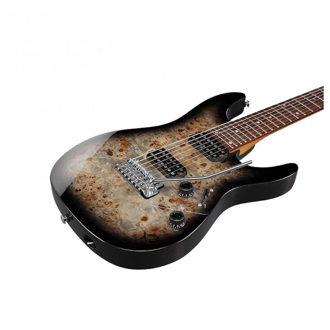 Đàn Guitar Điện 7-dây Ibanez Premium AZ427P1PB w/Bag, Charcoal Black Burst-Mai Nguyên Music