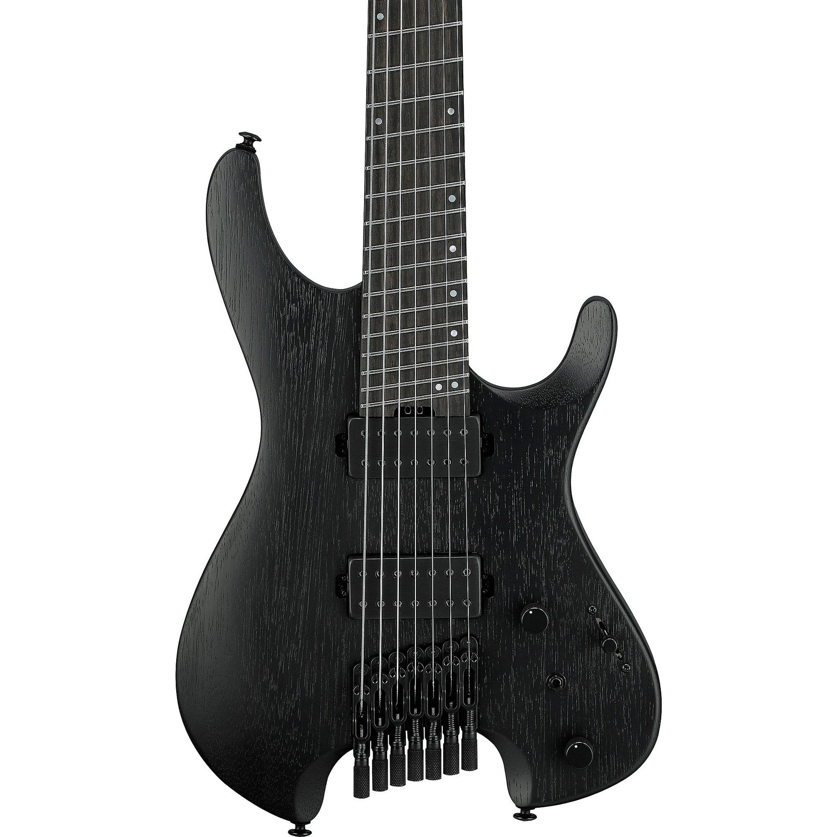 Đàn Guitar Điện 7-dây Ibanez QX527B Headless Q Standard - Weathered Black-Mai Nguyên Music