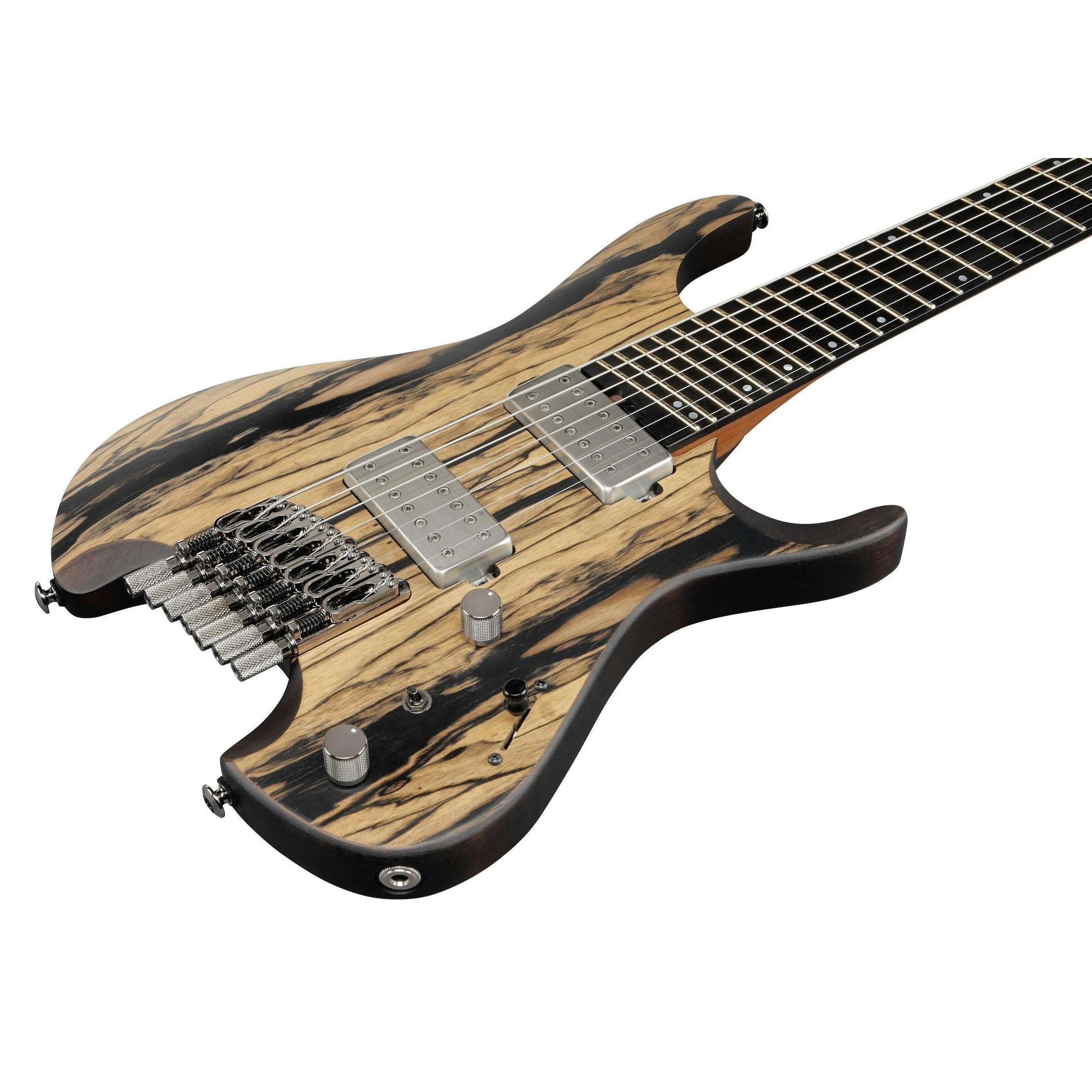 Đàn Guitar Điện 7-dây Ibanez QX527PE-NTF Headless, Natural Flat-Mai Nguyên Music