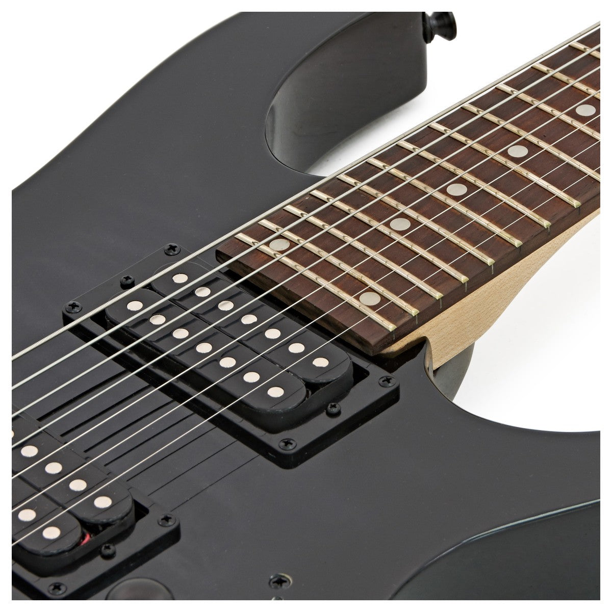 Đàn Guitar Điện 7-dây Ibanez RG GIO GRG7221QA, Transparent Black Sunburst-Mai Nguyên Music